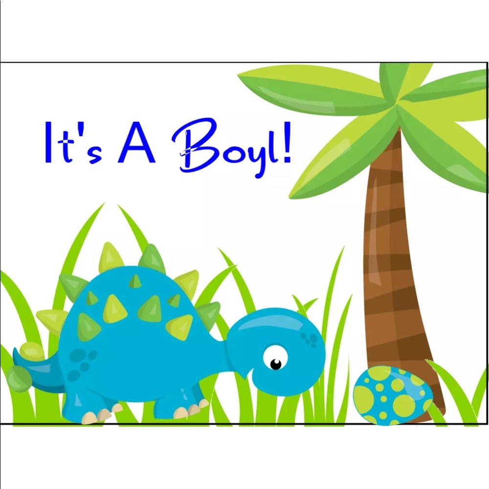 Baby shower labels